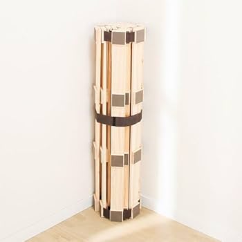 Amazon｜ニトリ(NITORI) シングル 丸めてしまえるヒノキすのこ
